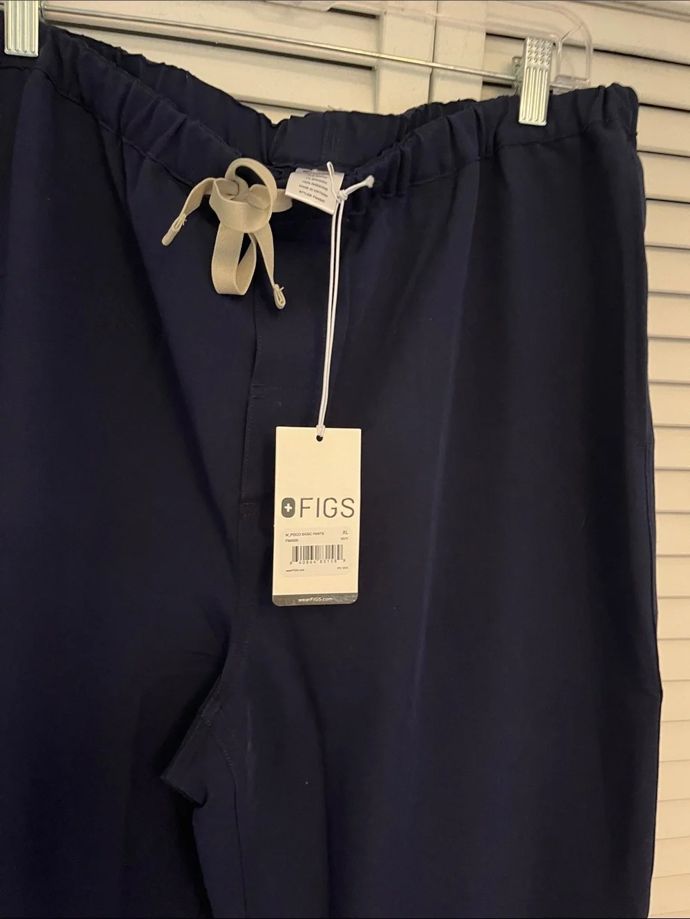 Figs NWT Pisco Basic Pants Navy Blue Sz XL